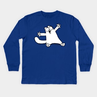 Simon's Cat 1 Kids Long Sleeve T-Shirt